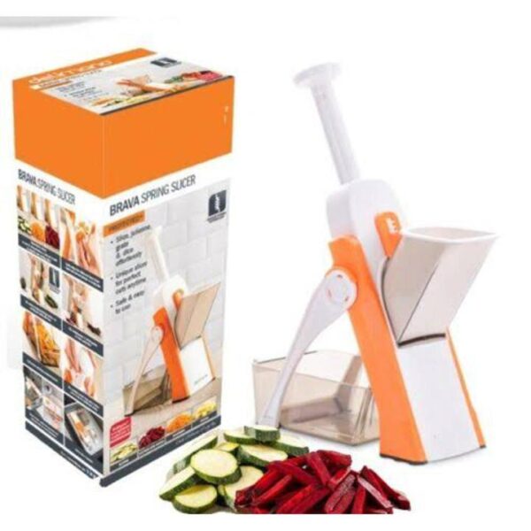 Brava Spring Slicer Vegetable Cutter Multifunctional high quality ABS Vegetable Slicer